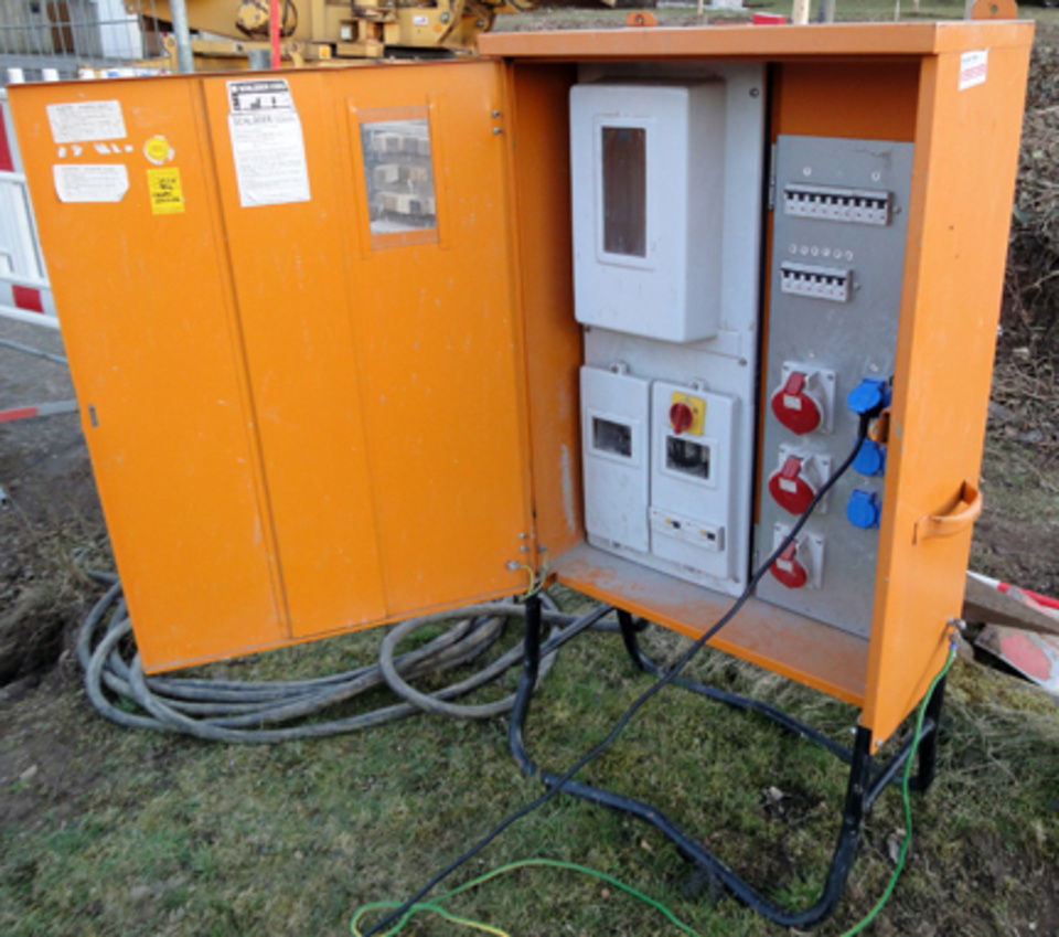 Baustromkasten bei Elektro Schäffner in Ritteburg