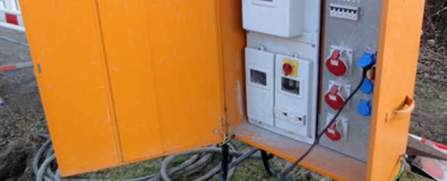 Baustrom bei Elektro Schäffner in Ritteburg